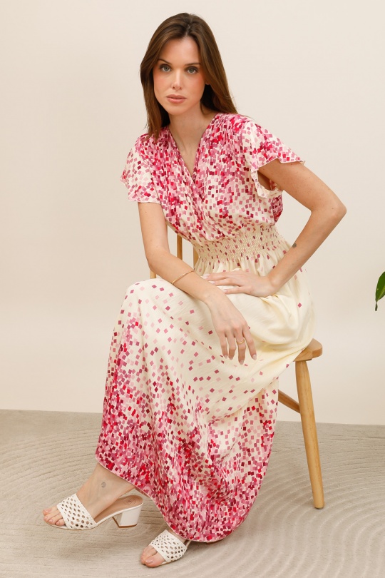 Robes longues Femme Couleurs mélangées MJ FASHION 9138 Efashion Paris