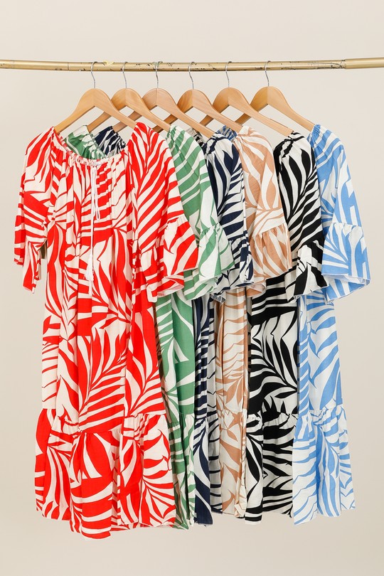 Robes courtes Femme Couleurs mélangées MJ FASHION 9168 Efashion Paris