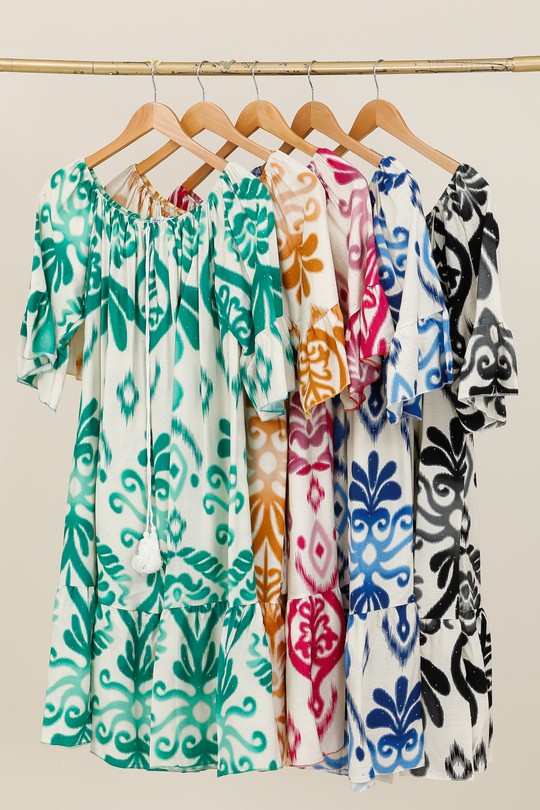 Robes courtes Femme Couleurs mélangées MJ FASHION 9169 Efashion Paris