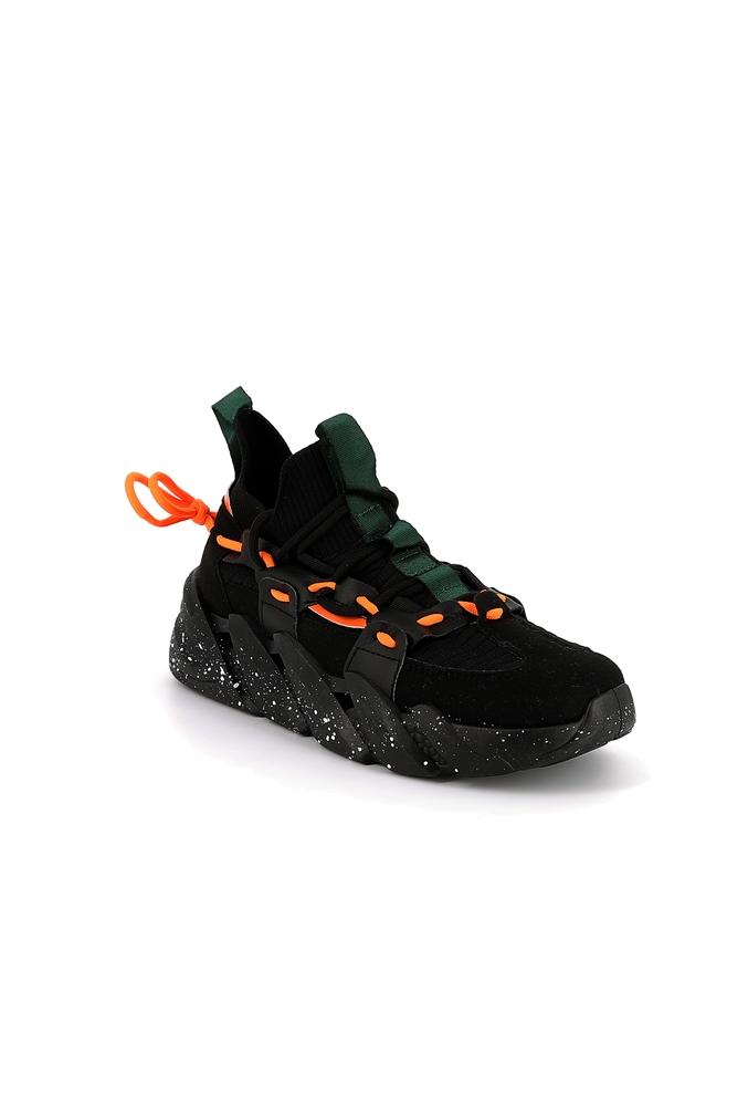 Baskets Chaussures Noir UOMO design SKJW12 #c Efashion Paris