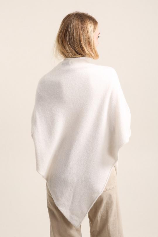Capes and ponchos Women Cream For Her Paris (SHINIE) 69102PONCHO Efashion Paris