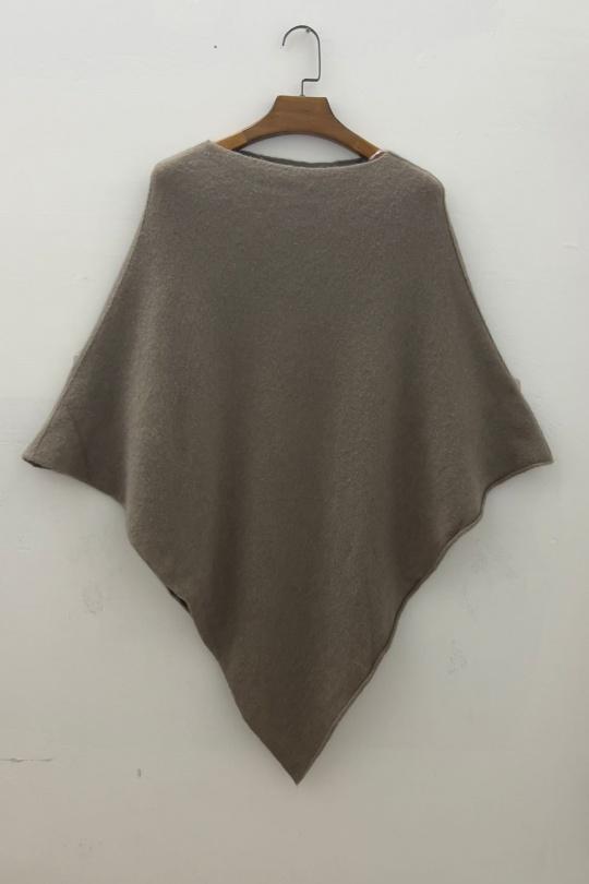 Capes and ponchos Women Cream For Her Paris (SHINIE) 69102PONCHO Efashion Paris