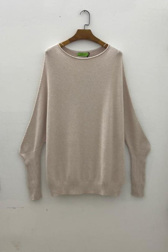 Jumpers Women Light Beige For Her Paris (SHINIE) 86805 Efashion Paris