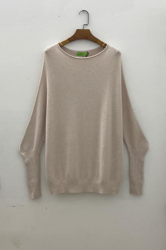 Jumpers Women Light Beige For Her Paris (SHINIE) 86805 Efashion Paris