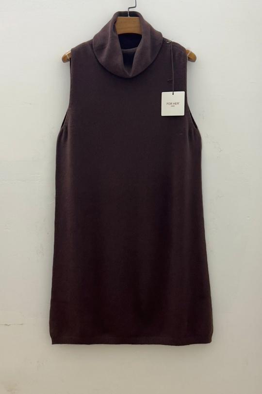Midi dresses Women Brown For Her Paris (SHINIE) 86807 Efashion Paris