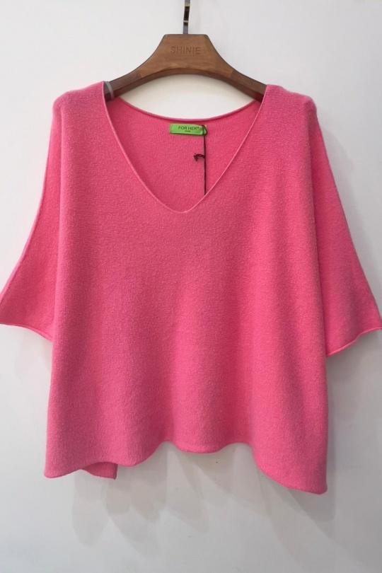Jumpers Women Candy pink For Her Paris (SHINIE) 8905 Efashion Paris