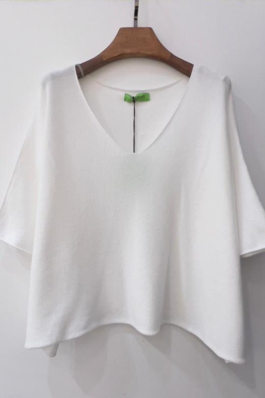 Jumpers Women White For Her Paris (SHINIE) 8905 Efashion Paris