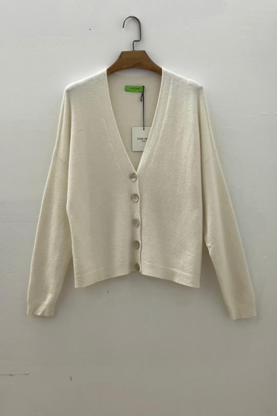 Gilets Femme Jaune clair For Her Paris (SHINIE) 86128 Efashion Paris