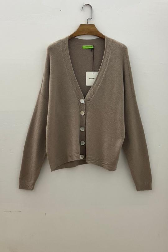 Gilets Femme Jaune clair For Her Paris (SHINIE) 86128 Efashion Paris