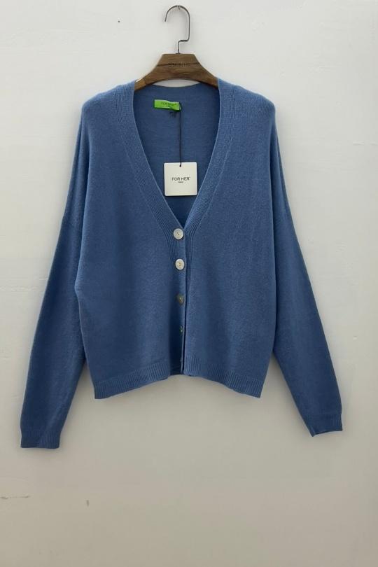 Gilets Femme Jaune clair For Her Paris (SHINIE) 86128 Efashion Paris