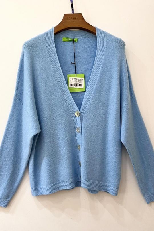 Gilets Femme Jaune clair For Her Paris (SHINIE) 86128 Efashion Paris