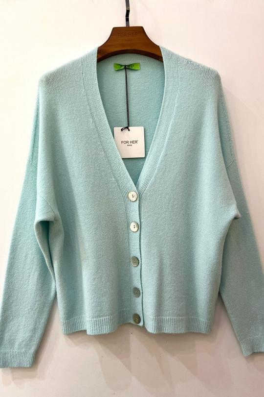 Gilets Femme Jaune clair For Her Paris (SHINIE) 86128 Efashion Paris