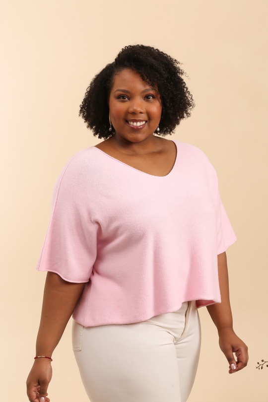 Jumpers Women Pink For Her Paris (SHINIE) 8905 Efashion Paris
