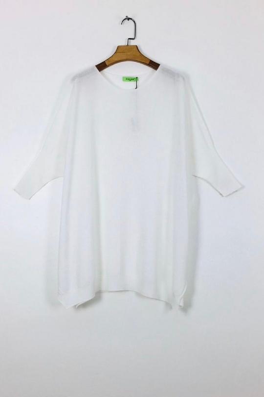 Pulls Femme Blanc For Her Paris (SHINIE) 8625 Efashion Paris