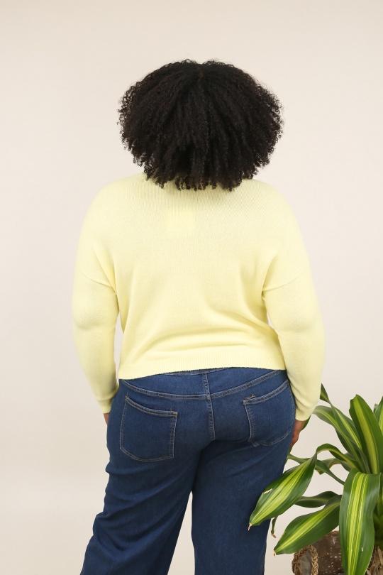 Pulls Femme Bleu pastel For Her Paris (SHINIE) 8665 Efashion Paris