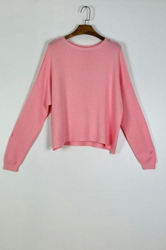 Pulls Femme Bleu pastel For Her Paris (SHINIE) 8665 Efashion Paris