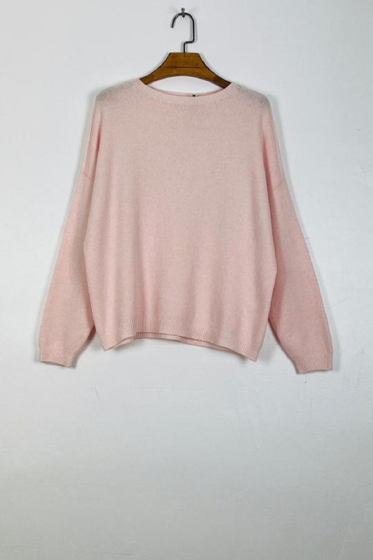 Pulls Femme Bleu pastel For Her Paris (SHINIE) 8665 Efashion Paris