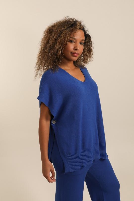 Jumpers Women King blue For Her Paris (SHINIE) 86801 Efashion Paris