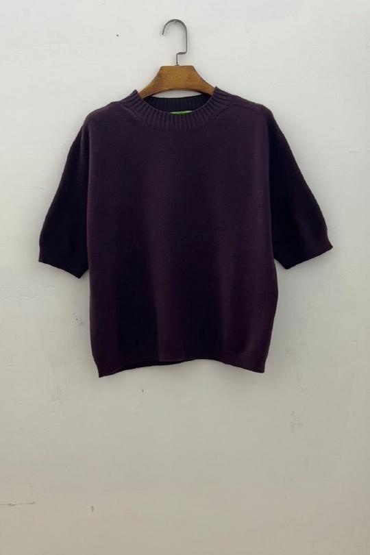 Pulls Femme Lie de vin For Her Paris (SHINIE) 86802 Efashion Paris