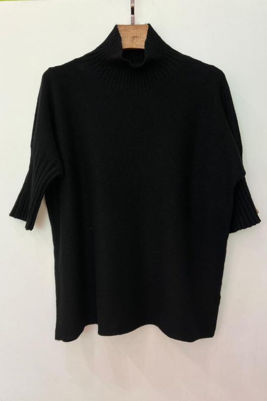 Maglioni Donna Black For Her Paris (SHINIE) 8935 Efashion Paris