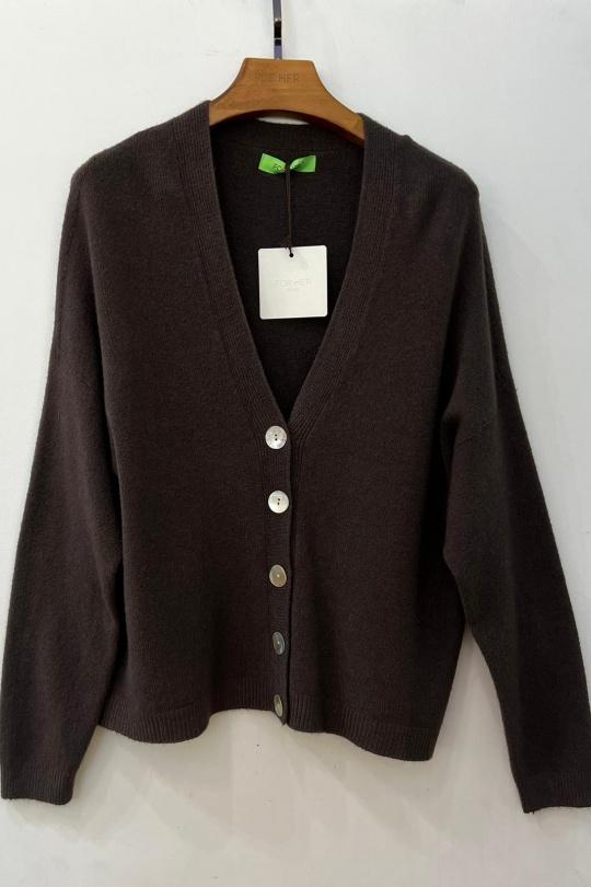 Gilets Femme Jaune clair For Her Paris (SHINIE) 86128 Efashion Paris