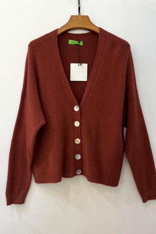 Gilets Femme Jaune clair For Her Paris (SHINIE) 86128 Efashion Paris