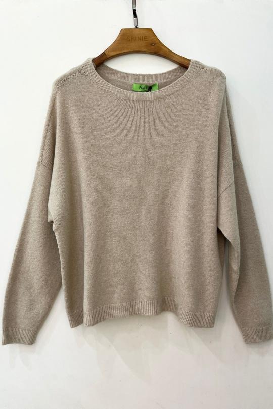 Pulls Femme Bleu pastel For Her Paris (SHINIE) 8665 Efashion Paris