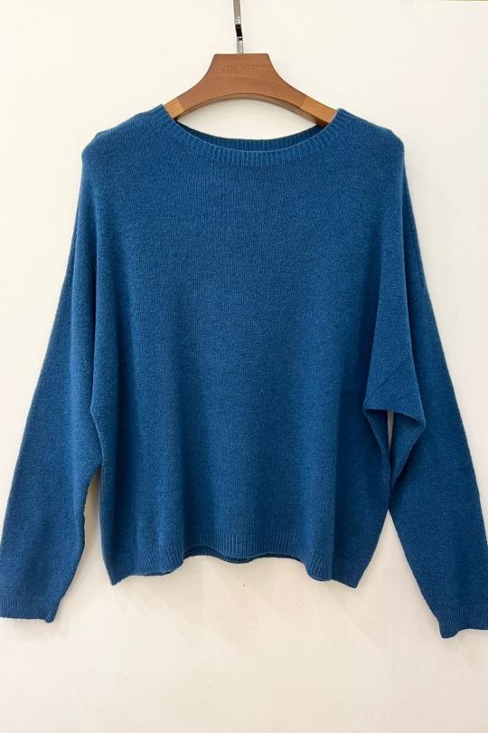 Pulls Femme Bleu pastel For Her Paris (SHINIE) 8665 Efashion Paris