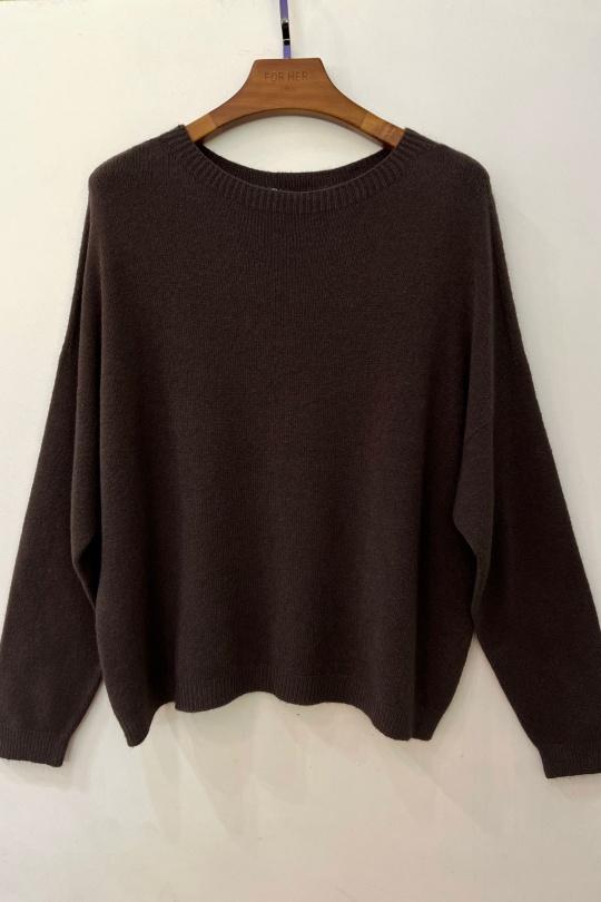 Pulls Femme Bleu pastel For Her Paris (SHINIE) 8665 Efashion Paris