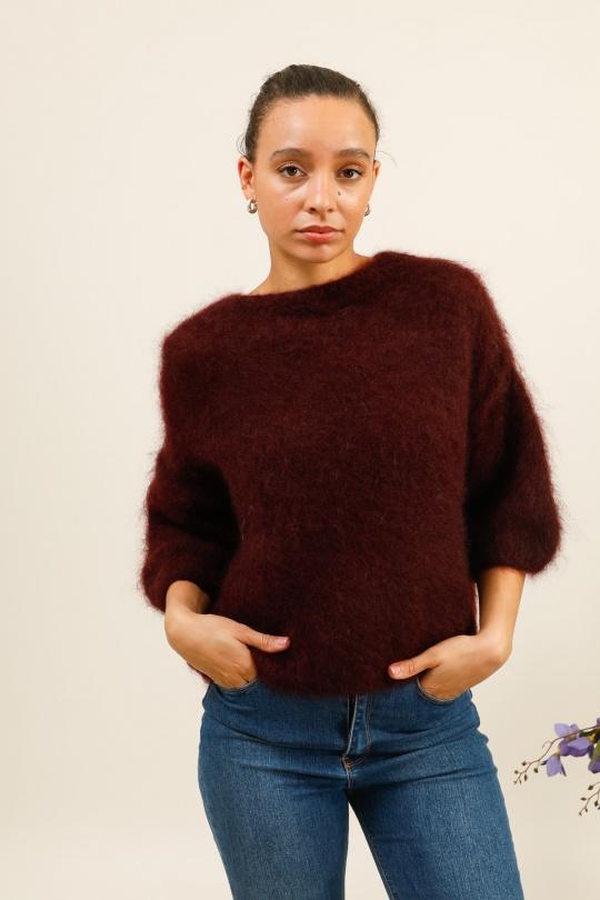 Pulls Femme Bordeaux For Her Paris (SHINIE) 9217 Efashion Paris