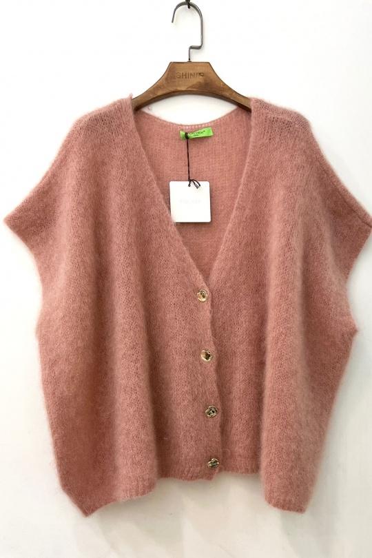 Gilets Femme Rose fluo For Her Paris (SHINIE) 9201A Efashion Paris