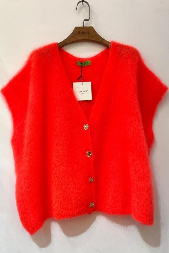Gilets Femme Rose fluo For Her Paris (SHINIE) 9201A Efashion Paris