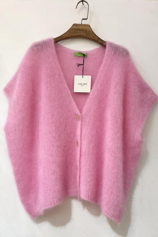 Gilets Femme Rose fluo For Her Paris (SHINIE) 9201A Efashion Paris