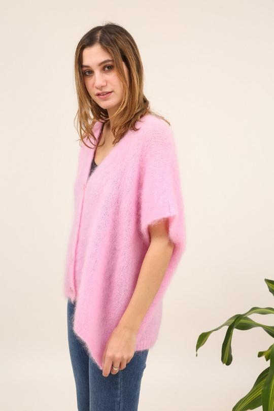 Gilets Femme Rose fluo For Her Paris (SHINIE) 9201A Efashion Paris