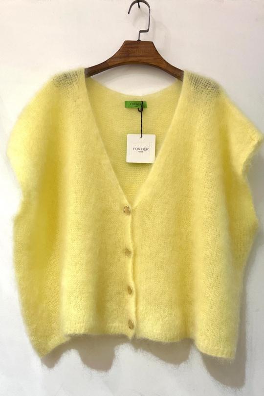 Gilets Femme Rose fluo For Her Paris (SHINIE) 9201A Efashion Paris