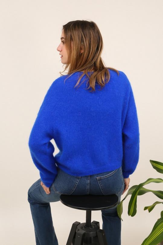 Jumpers Women King blue For Her Paris (SHINIE) 9205A Efashion Paris