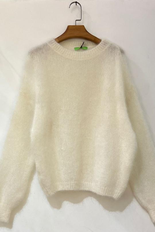 Jumpers Women Cream For Her Paris (SHINIE) 9226A Efashion Paris