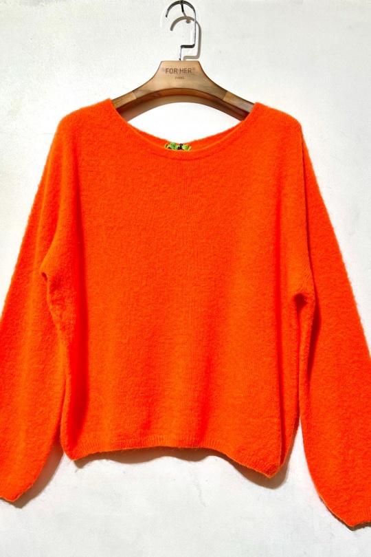 Pulls Femme Rose fluo For Her Paris (SHINIE) 9627 Efashion Paris