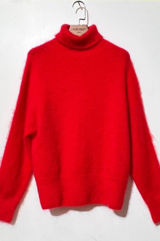 Pulls Femme Bordeaux For Her Paris (SHINIE) 9223A Efashion Paris