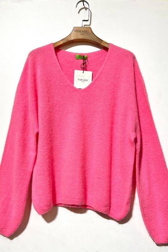 Pulls Femme Rose For Her Paris (SHINIE) 9628A Efashion Paris