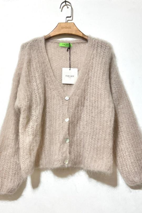 Gilets Femme Rose fluo For Her Paris (SHINIE) 9237A Efashion Paris