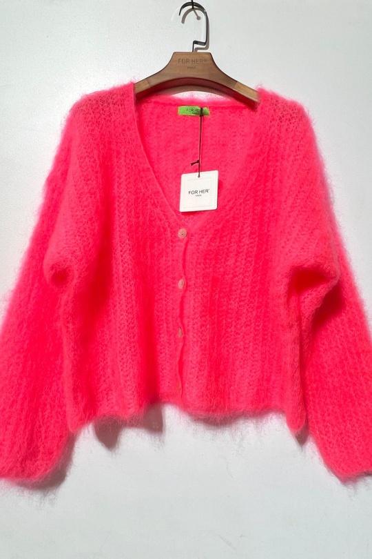 Gilets Femme Rose fluo For Her Paris (SHINIE) 9237A Efashion Paris