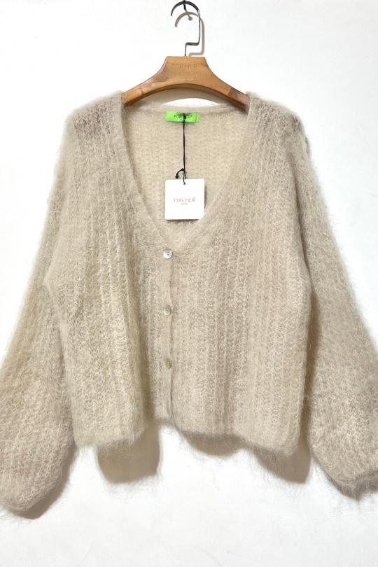 Gilets Femme Rose fluo For Her Paris (SHINIE) 9237A Efashion Paris