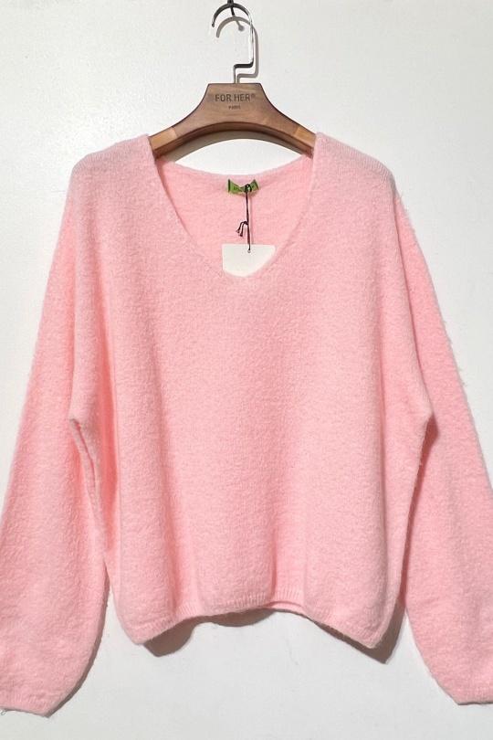 Pulls Femme Rose For Her Paris (SHINIE) 9628A Efashion Paris