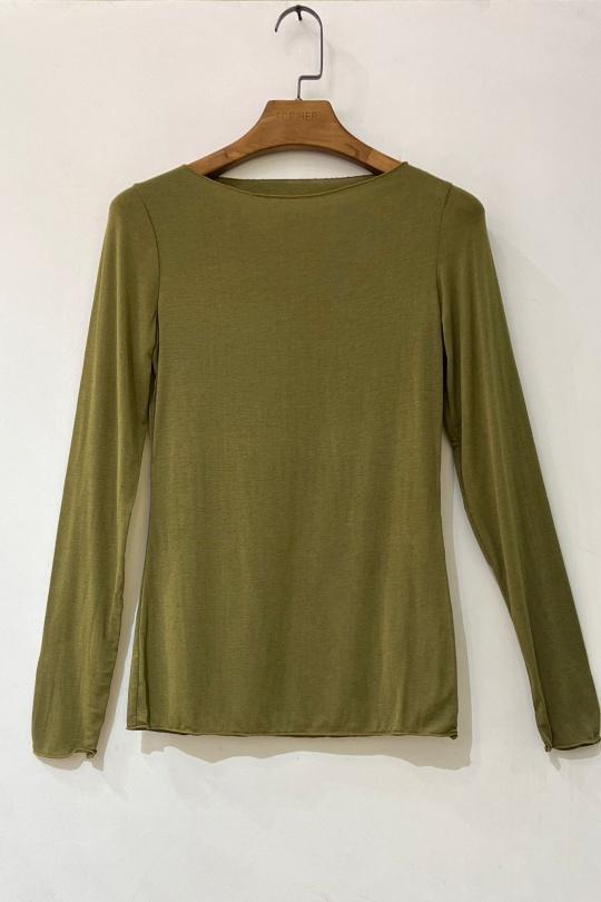 Tops Femme Vert d eau For Her Paris (SHINIE) 8206A Efashion Paris