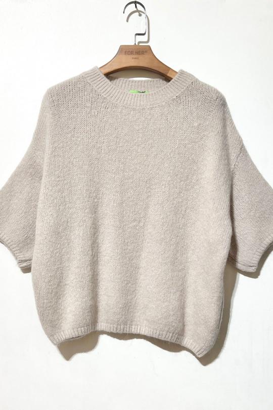 Pulls Femme Beige For Her Paris (SHINIE) 9630A Efashion Paris