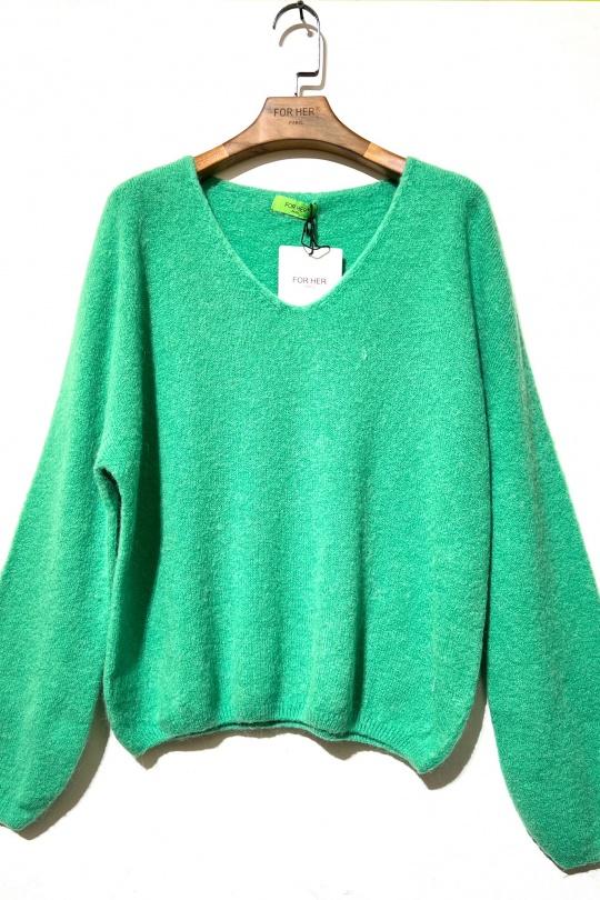 Pulls Femme Kaki For Her Paris (SHINIE) 9628A Efashion Paris