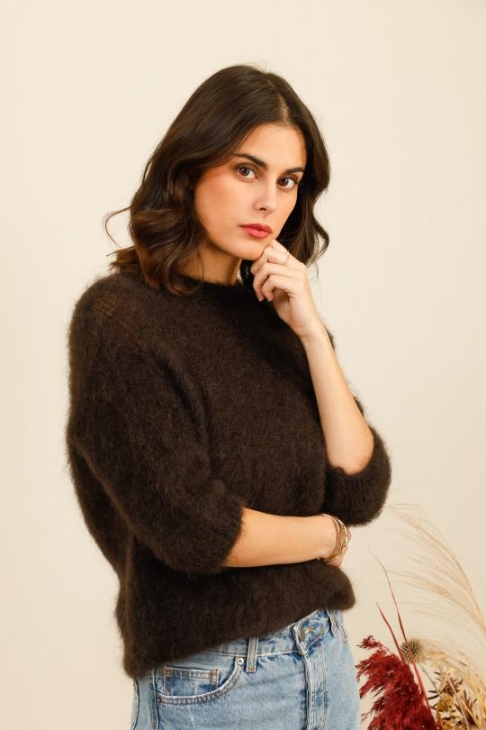 Pulls Femme Brun For Her Paris (SHINIE) 9202A Efashion Paris