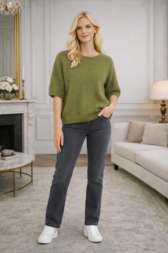Pulls Femme Vert clair For Her Paris (SHINIE) 9632 Efashion Paris
