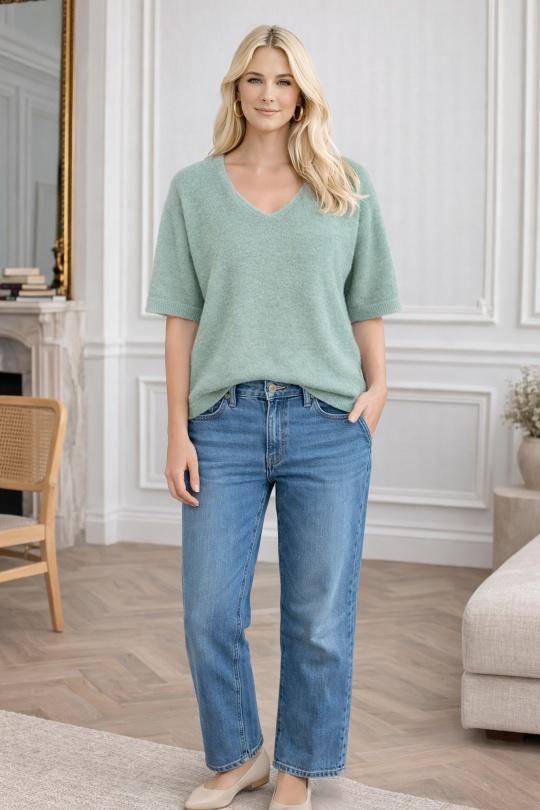 Pulls Femme Rose fluo For Her Paris (SHINIE) 9635 Efashion Paris